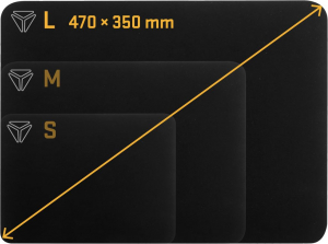 Yenkee YPM 47 Speed Top eg&eacute;rpad L-es fekete